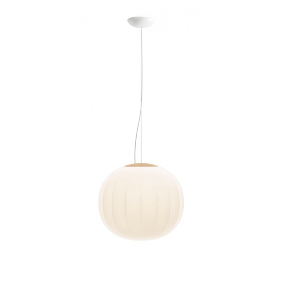 Lámpara colgante Lita (Ø14 cms, Blanco)