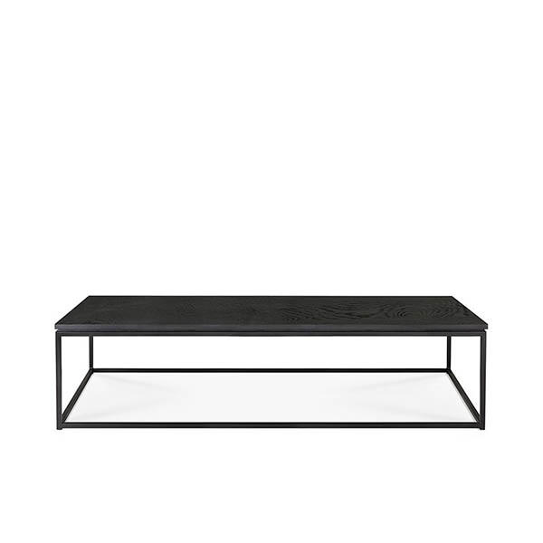 Mesa de centro Thin (120 x 70 x 30h cms, Negro)