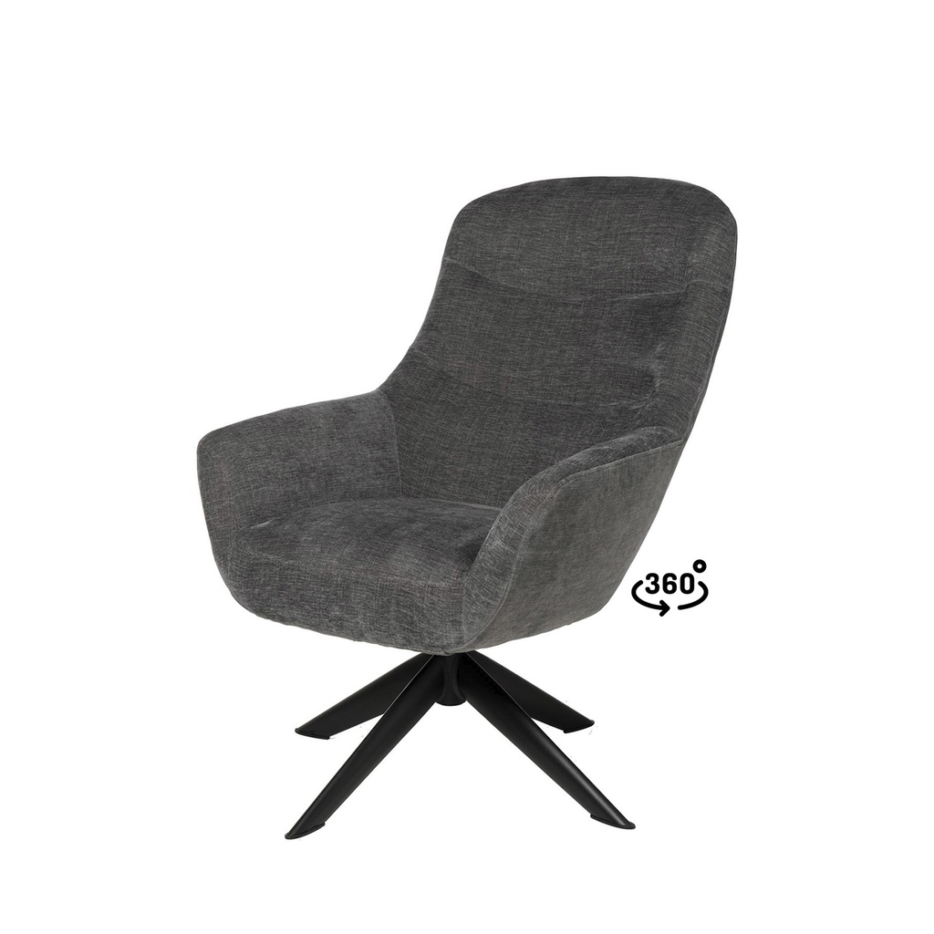 BUTACA BOLONIA GRIS OSCURO